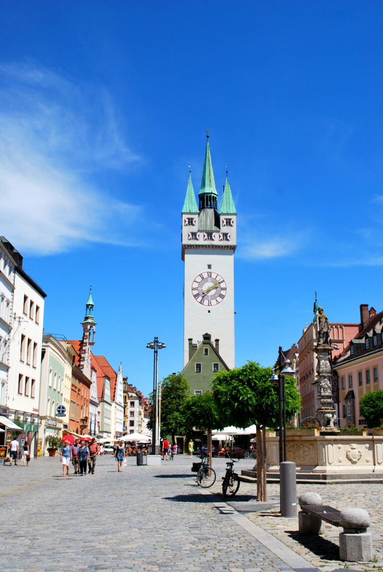 Straubing,,Bavaria,,Germany,-,June,07,,2014:,The,Gothic,City