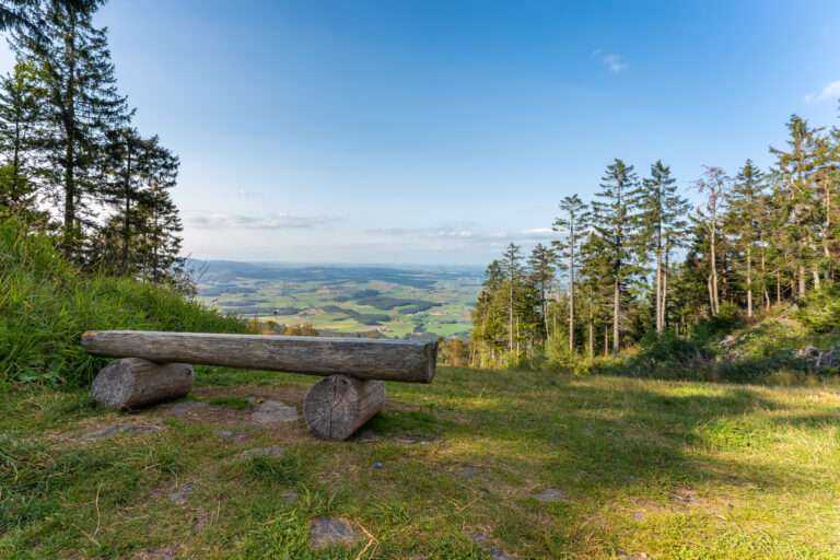 Bayerischer Wald mit Blick auf Gäuboden